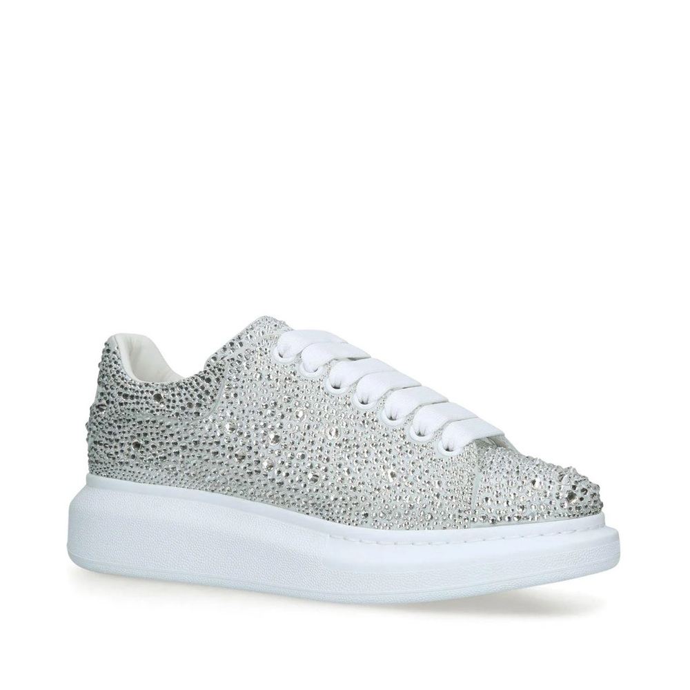 Alexander McQueen rhinestone crystal Runway Sneakers